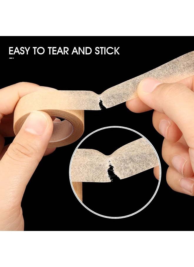 MJZ - 6 Rolls Flexible Skin Tape Breathable Nose Tape Self Adhesive Gauze Tape for Wound Injuries Swelling Sports, 0.5 Inch x 10 Yards - Image 1