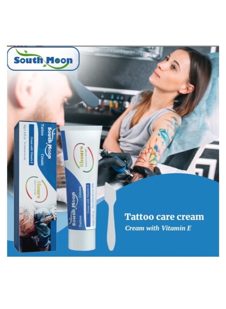 SOUTH MOON Tattoo Numbing Cream, 6-8 Hours Painless Tattoo Numbing Cream, Numbing Cream With Aloe Vera, Vitamin E, 40g - Image 2