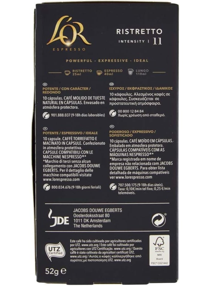 L'or Ristretto Compatible Capsules with 10 Capsules - Image 2