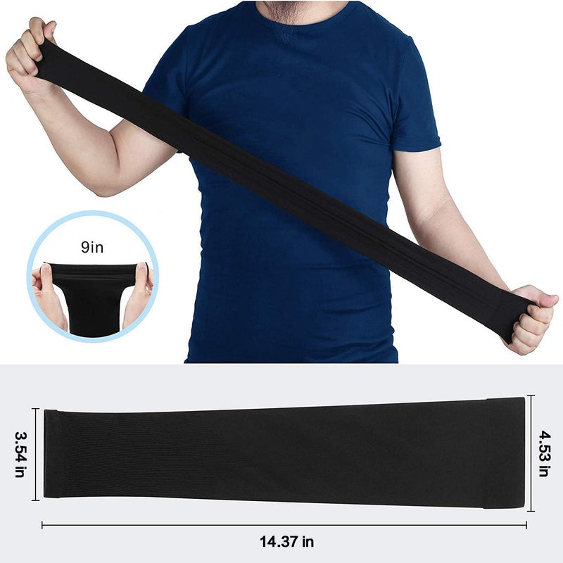Feeke 4-Pairs Arm Sleeves for Men and Women - Tattoo Cover Up - Cooling Sports Sleeve for Basketball Golf Football - Image 5