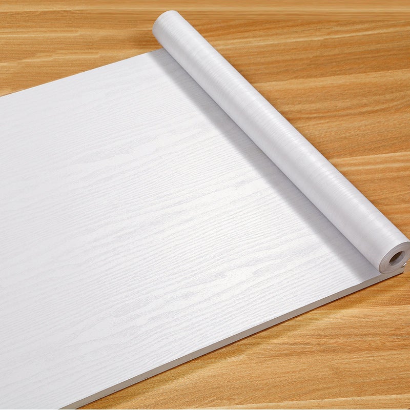 Wood Grain Waist Line Skirting Line Self-Adhesive Sticker Corner Line Door Frame Decorative Strip 10 Meters Refurbished Waterproof Moisture-Proof Sticker - Image 1
