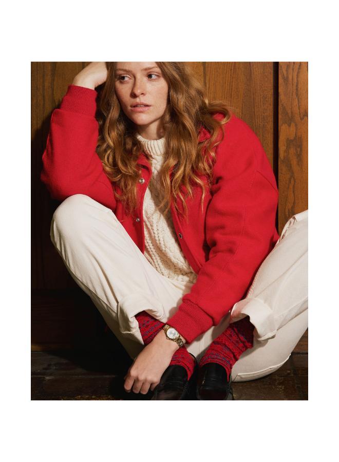 فوسيل ساعة جيل مور مطلية بالذهب تناظرية - Image 4