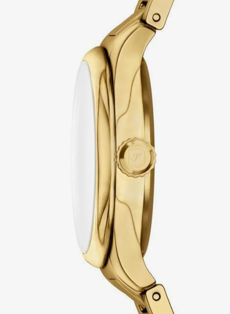 Fossil  Gilmore Gold-Plated Analog Watch for Women | Best Price UAE