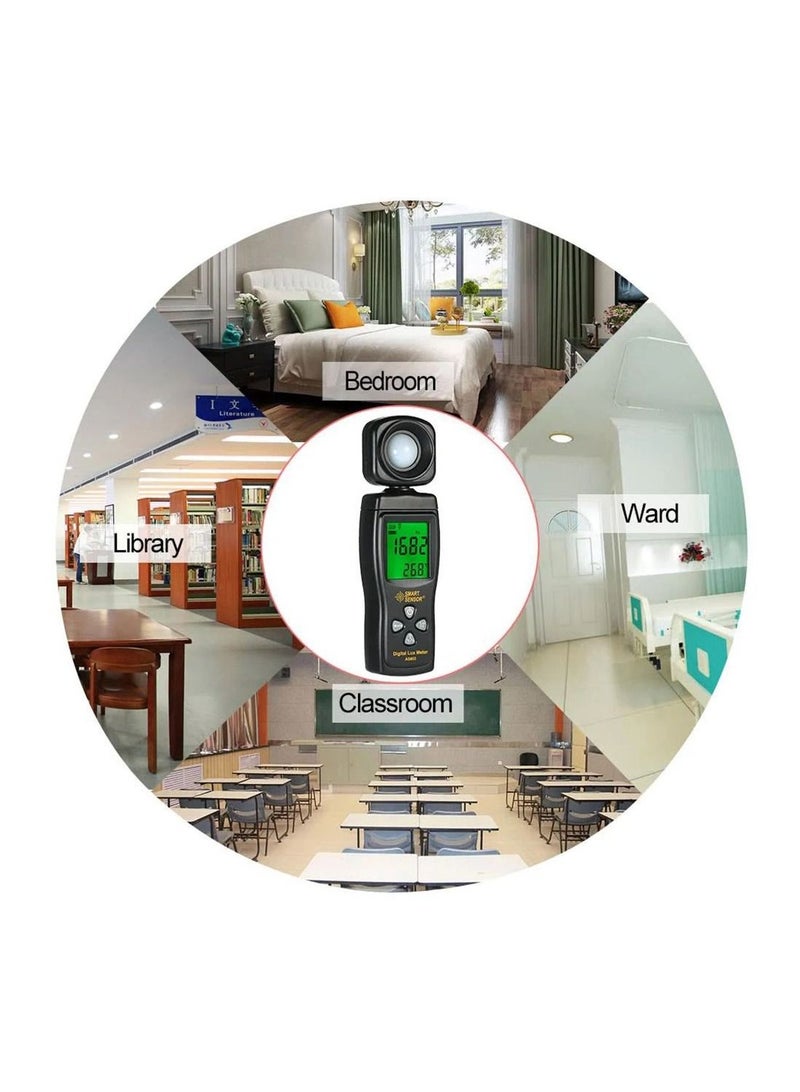 Lux Light Meter For Photography Grow Plants Led Photometer Lighting Intensity Brightness Measurement Pocket Digital Photo Illuminance Sensor - Image 5