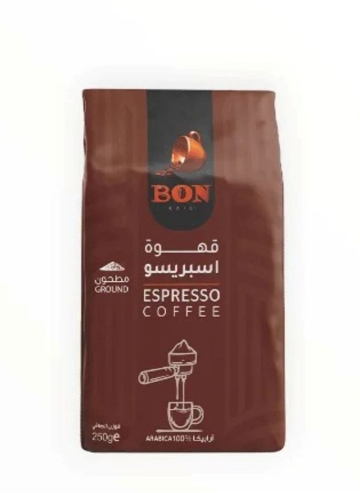 بون كافيه قهوة اسبريسو 250 جرام 