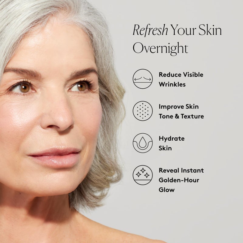 Naked + Thriving Naked & Thriving The Night Set | Renew Resurfacing Night Serum (30 mL) + Rejuvenate Restorative Face Oil (35 mL) with Hyaluronic Acid, Argan & Sea Buckthorn Oils and Fruit AHAs (Set of 2) - Image 3