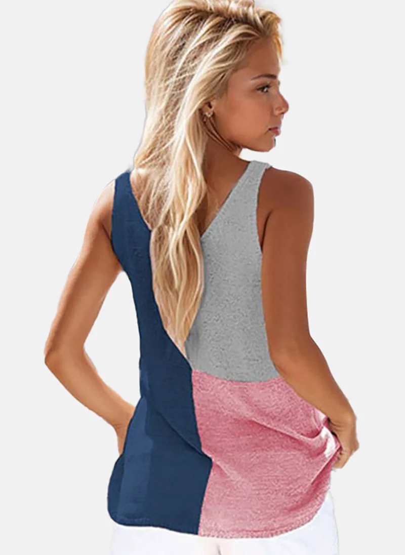 يونيكي Women Colourblocked Tank Top