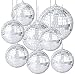 Ujuuu 8 Pieces Mirror Disco Balls Silver Hanging Disco Light Mirror Ball for Retro Party Fun Party Home Bands Decorations - Image 3