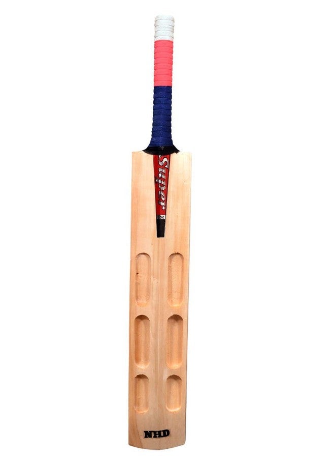 NHD Super Gold SG6B2 Scooped Kashmir Willow Cricket Bat for Tennis Ball (33-34 Inches) - Image 2