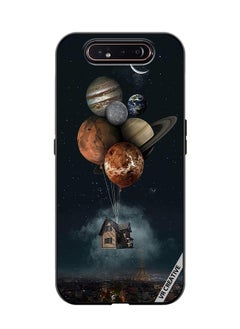 VR CREATIVE Protective Case Cover For Samsung Galaxy A80 Galaxy Design Multicolour  - Image 1