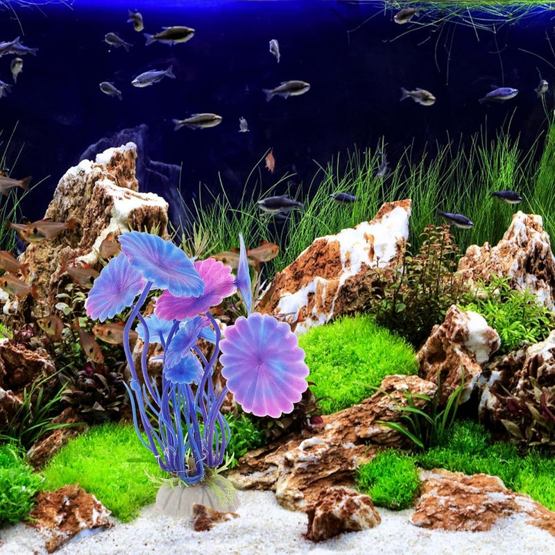 14pcs Artificial Water Grass Aquarium Decor Set Plastic Simulation Plants for Fish Tank Landscaping Fake Aquarium Plants Suitable for Freshwater and Aquatic Pets - Image 5