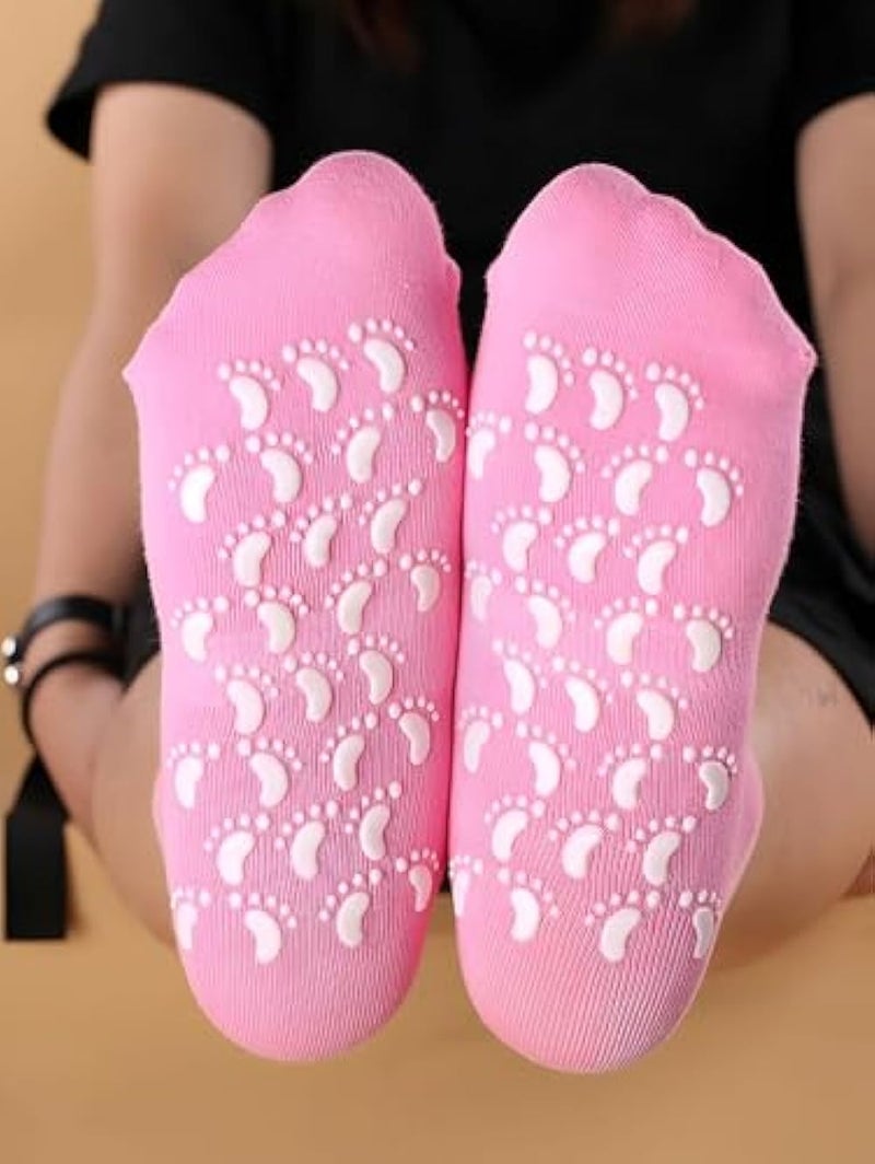 Silicone Foot Moisturizing Socks for Cracked Heel Treatment - Gel Socks for Dry Feet and Soften Heels Deep - Foot Spa Socks for Women and Men - Image 2