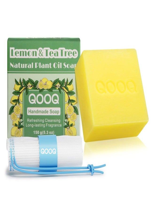 QOOQ Essential Oil Infused: The Perfect Natural Bar Soap for Men - Handcrafted for 12-Hour Deodorization - Smell Fresh, Distinctive, and Refined - Safe for Sensitive Skin - Image 1