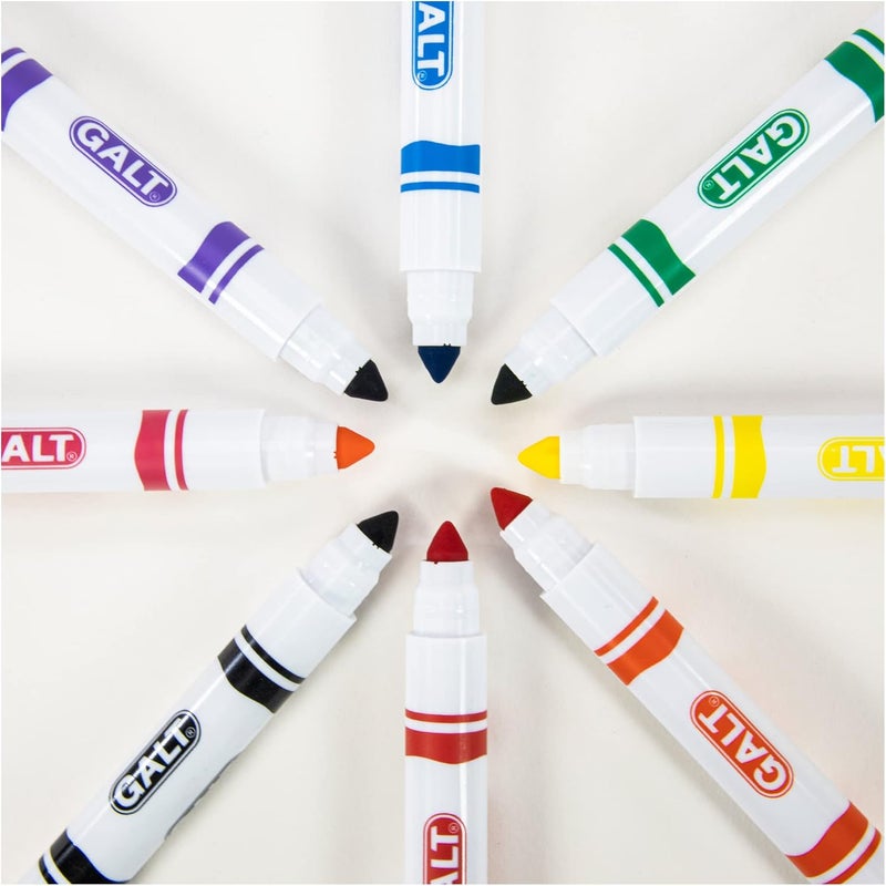 GALT Toys, 8 Chunky Pens - Washable, Chunky Pens For Children, Ages 3 Years Plus - Image 4