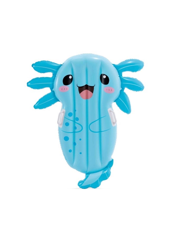 INTEX Axolotl Ride-On Pool Float 117x107cm, Kids Inflatable Water Toy with Handles, Suitable for Age 3+ - Image 1