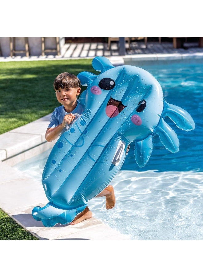 INTEX Axolotl Ride-On Pool Float 117x107cm, Kids Inflatable Water Toy with Handles, Suitable for Age 3+ - Image 4