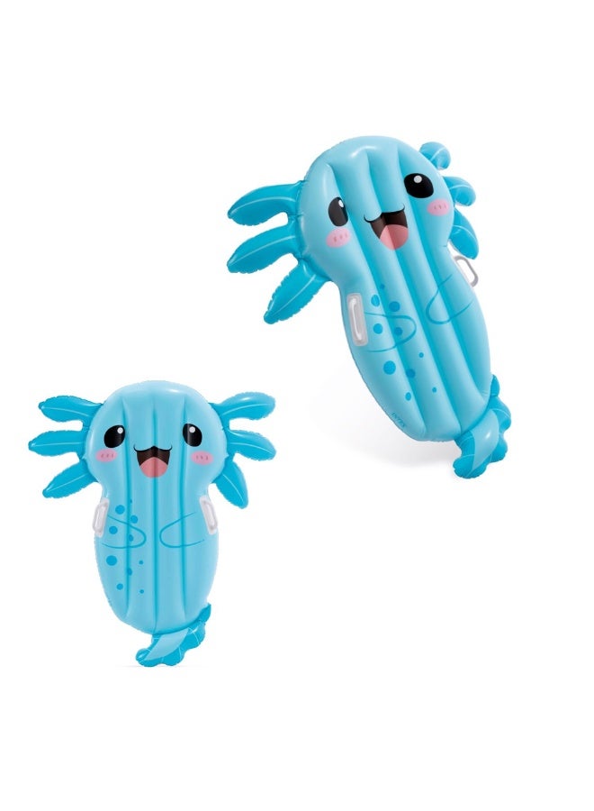 INTEX Axolotl Ride-On Pool Float 117x107cm, Kids Inflatable Water Toy with Handles, Suitable for Age 3+ - Image 3