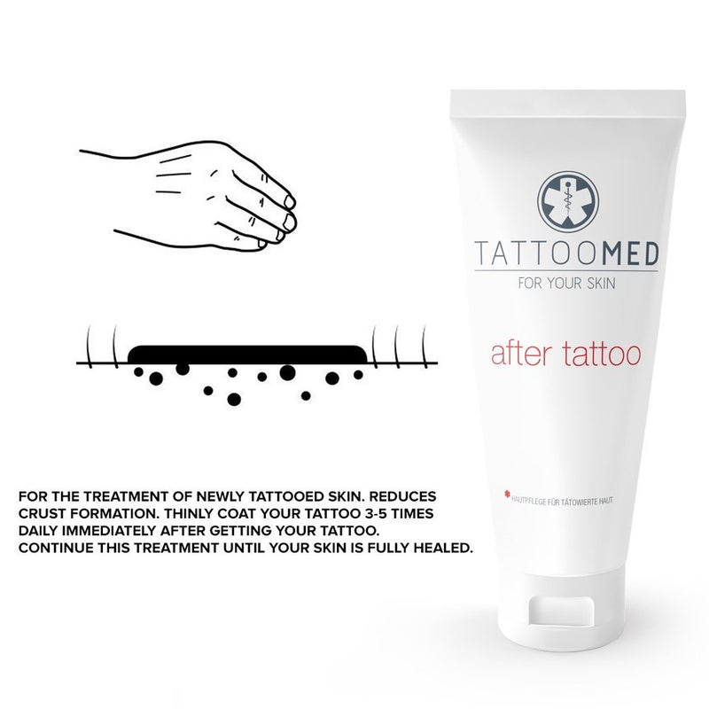 TattooMed After Tattoo - Aftercare With Panthenol For Protecting Sensitive Newly Tattooed Skin - (1 x 100ml) - Image 4