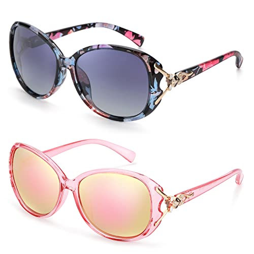 FIMILU Sunglasses for Women Trendy Polarized Sunglasses Oversized Big Sun Glasses Ladies Shades UV Protection - Image 1