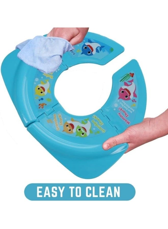 Nickelodeon Baby Shark Folding Potty Seat - Travel Potty Training Seat - Image 5