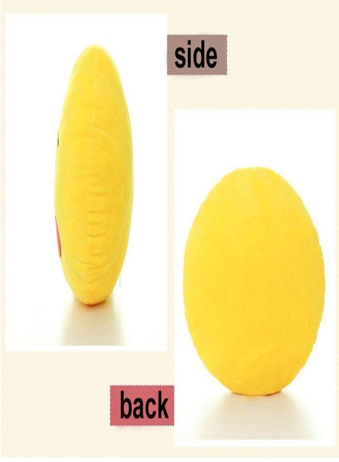 Naturex Smiley Emoji Plush Pillow Cushion in Yellow Colour Best Gift for Kids, Boyfriend, Girlfriend, Friends Wink Plush Pillow, Single Piece, 14 X 14 Inch 36 x 36 cm (Yellow) 1 Piece - Image 2
