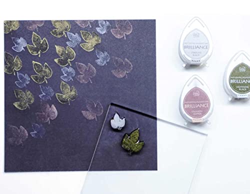 Tsukineko Brilliance Dew Drop Inkpad, Galaxy Gold - Image 3
