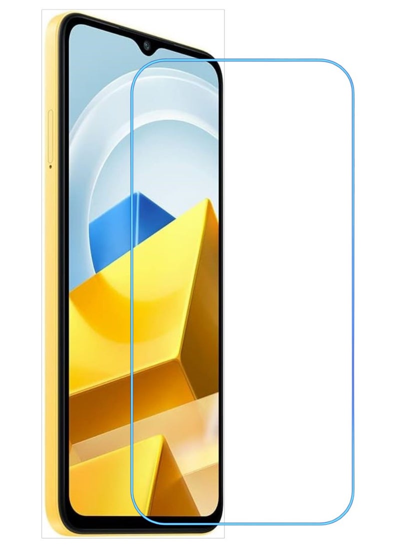 ACLIX Antistatic ESD Dustproof Premium Quality High Definition Clear Tempered Glass Screen Protector Designed For Xiaomi Poco M5 - Image 1