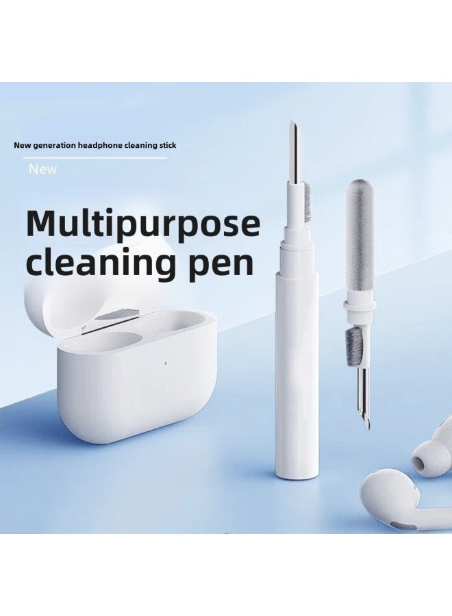 Explosions Bluetooth Headset Cleaning Pen Dust Removal Tool Headset Mobile Phone Cleaning Artifact-Color:Black Pearlescent Bag  - Image 1
