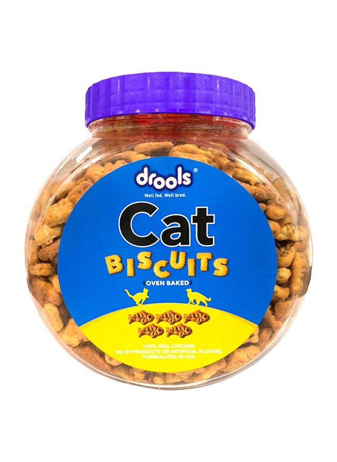 Drools Cat Biscuit Treats  Real Chicken 400g  - Image 1