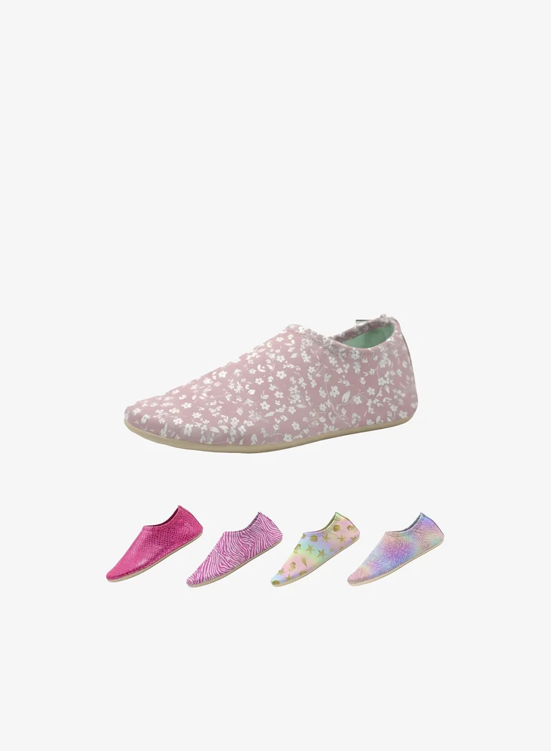 Slipstop Slipstop Rose Flower Kids Non Slip Water and Beach Shoes Lightweight Quick Dry Swim Ready Footwear for Babies and Children