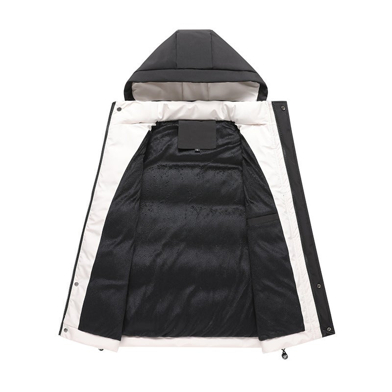 Couple Plus Size Ins Style Hooded Casual Vest Winter Warm Casual Waistcoat Sleeveless Warm Vest Down Cotton - Image 5
