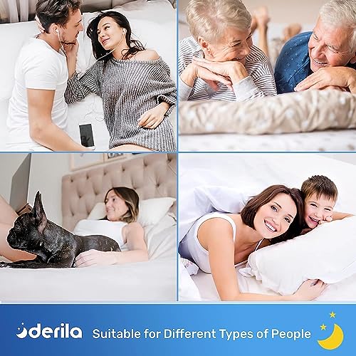 Derila King Size Pillowcase | Designed to Keep Your Derila Memory Foam Pillow for snoring Relief Covered and Protected with This Crisp, Clean, White Pillowcase Made from Premium Materials - Image 5