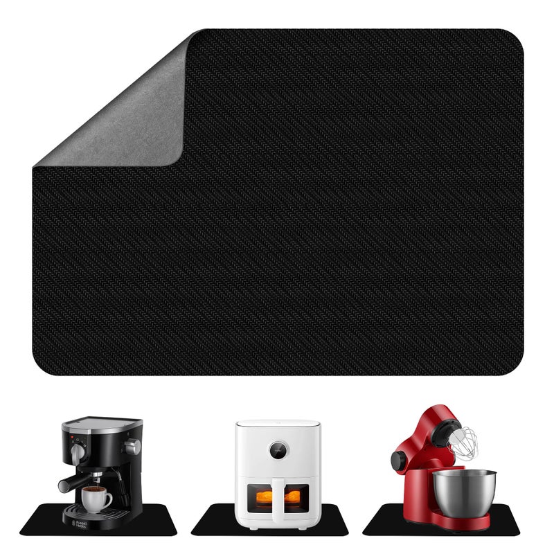 KIDOT 14" x 10" Small Appliance Slider for Countertop, Sliding Tray for Kitchen Appliances, 360Â° Rotating Sliding Pad for Coffee Maker, Heat Resistant Mat Cut to Fit Stand Mixer, Air Fryer, Microwave - Image 1