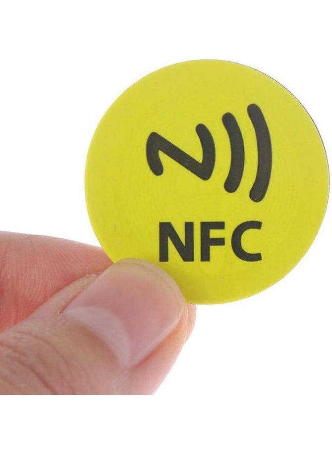 Rubik NFC 215 Tags, Anti Metal Self-adhesive Ntag215 Stickers for iPhone and Android Smartphones and NFC-Enabled Devices, Ntag 215 Support 13.56mhz RFID, 504 Bytes Memory (Multicolor, 12 Tags) - Image 5