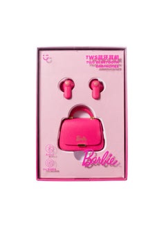 Miniso Barbie Collection Bag Style TWS Earphones  Model: SX-210 (Pink) 