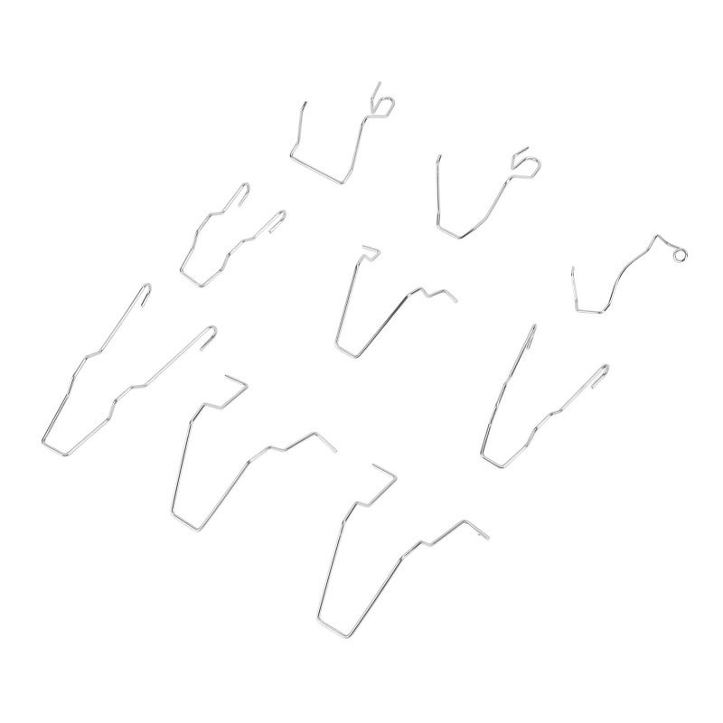 Headlight Retaining Spring Clips 9-Piece Set Stainless Steel High Strength - Universal Fitment for H1 H3 H4 H7 Bulbs - Image 2