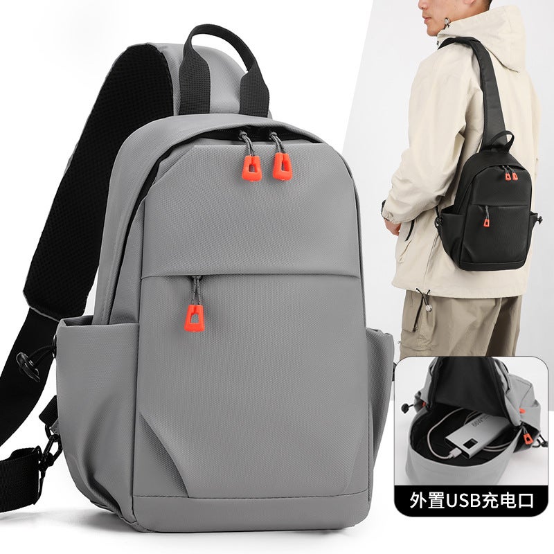 New Men'S Chest Bag Multi-Functional Sports Outdoor Leisure Shoulder Bag Crossbody Bag Trendy Men'S Bag - Image 2