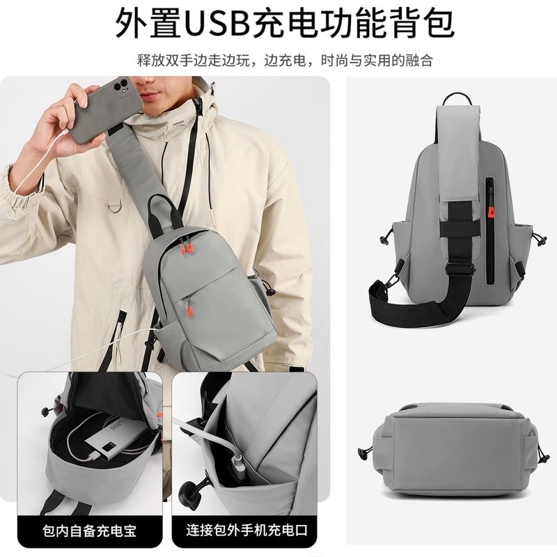 New Men'S Chest Bag Multi-Functional Sports Outdoor Leisure Shoulder Bag Crossbody Bag Trendy Men'S Bag - Image 5