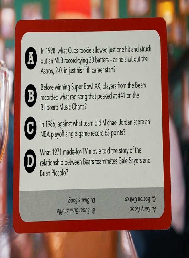 You Gotta Know لعبة معلومات رياضية - عليك أن تعرف شيكاغو - Image 4