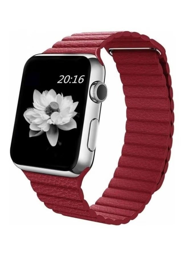 vesus Replacement Band For Apple Watch 42/44mm Red