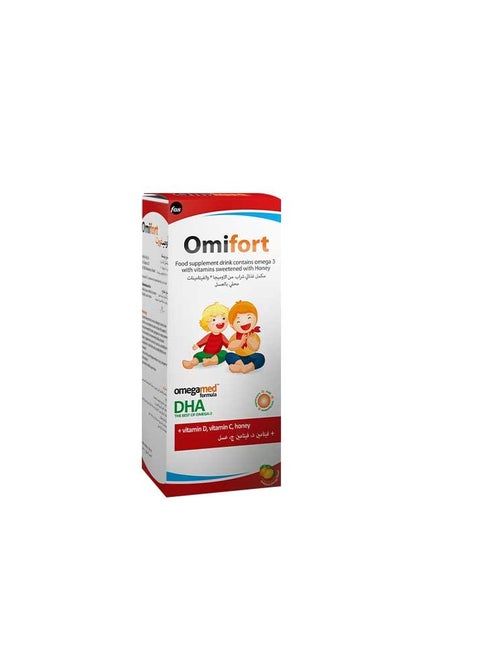 Omefort Omega-3 Honey Syrup 140 ml
