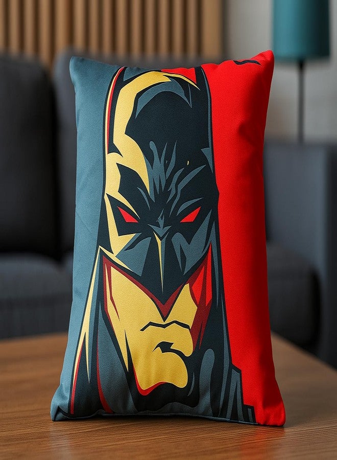 ZQBIEE Polyester Kids Cartoon Prints Cushion with Super Soft Fabric Size 16 inch x 16 inch x 2 inch (Black & Red) - Image 5