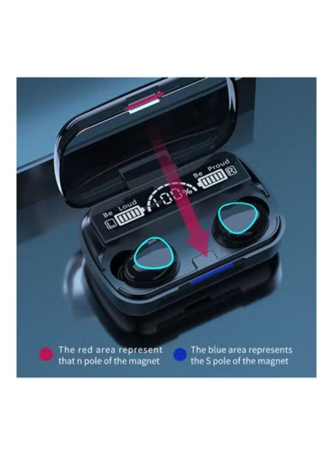 ACLIX M 10 TWS In Ear BT Earphones Black - Image 5