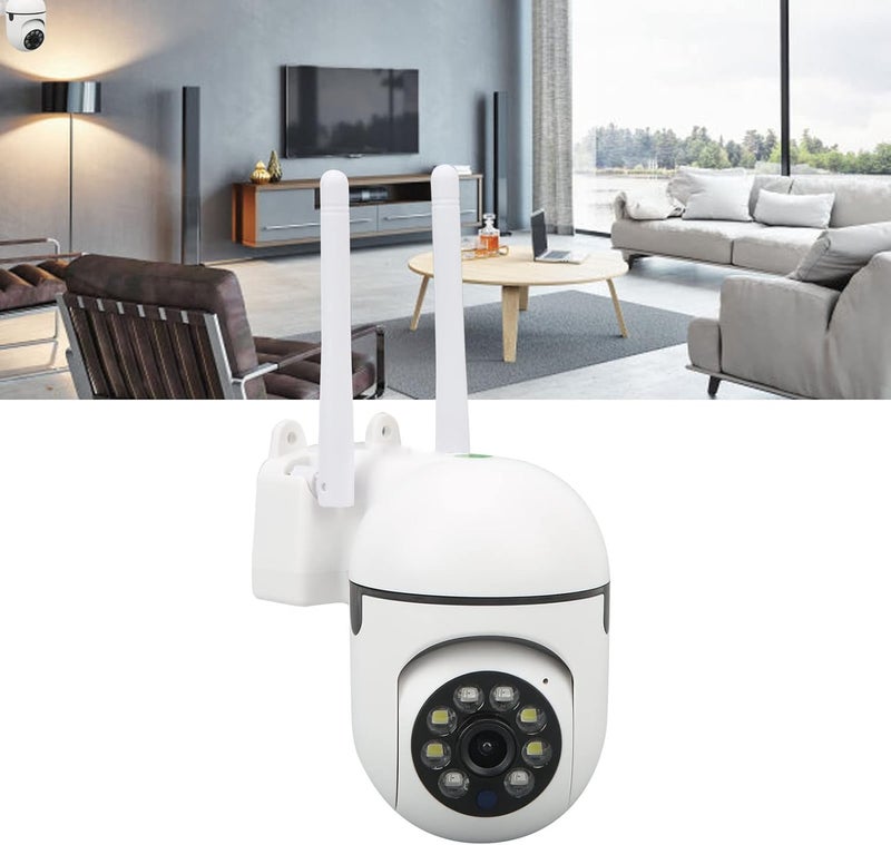 كلاراكو كاميرا مراقبة خارجية ذكية من كلاركو، تغطية 360 درجة، إضاءة ليلية، كشف الحركة، صوت ثنائي الاتجاه (قابس أمريكي) - Image 4