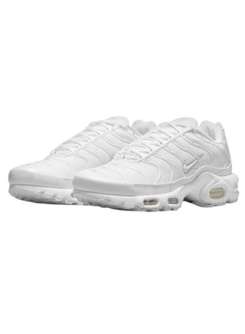 Nike Nike Air Max Plus OG – Men's Triple White Sport Shoes with Air Cushioning  - Image 2