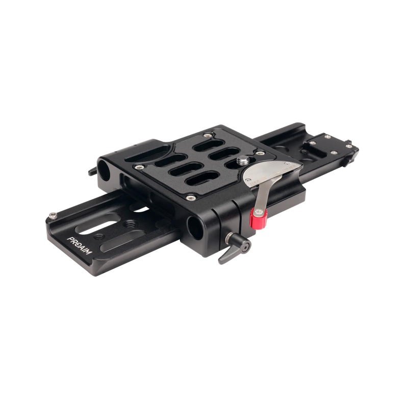 PROAIM 15mm Quick Release Camera Base Plate with Dovetail Bridge Plate 15mm Studio Rod Support Quick Release Lever Safety Release PBPDP15