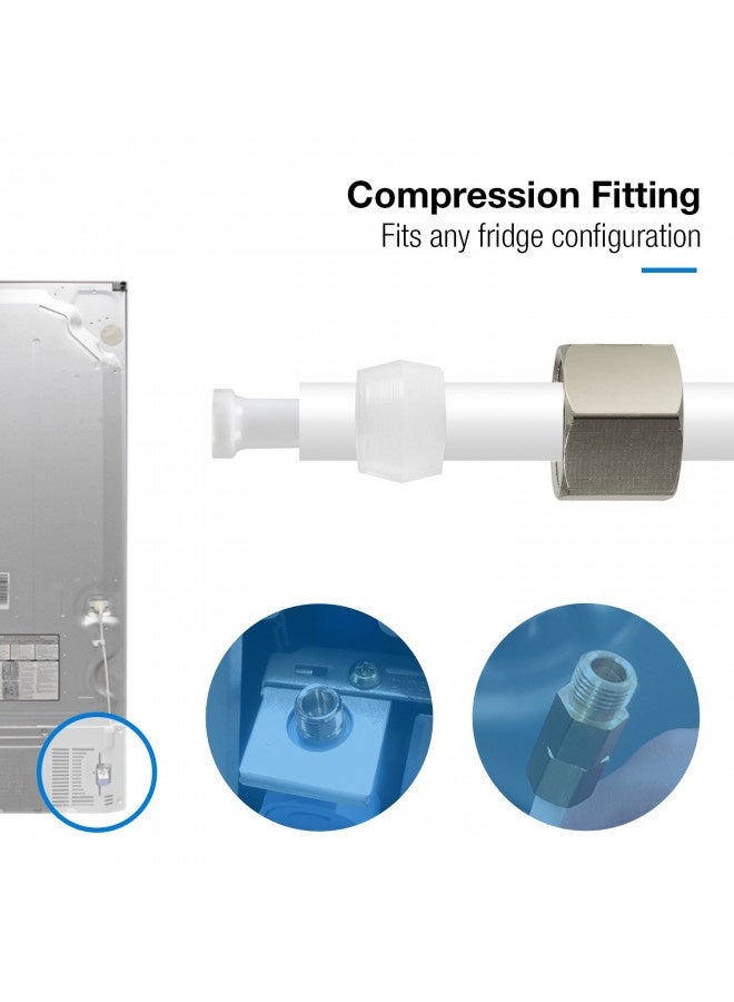 iSpring Ispring Icek Ultra Safe Fridge Water Line Connection And Ice Maker Installation Kit For Reverse Osmosis Ro Systems And Water Filters, 1/4", 20 Feet  - Image 1