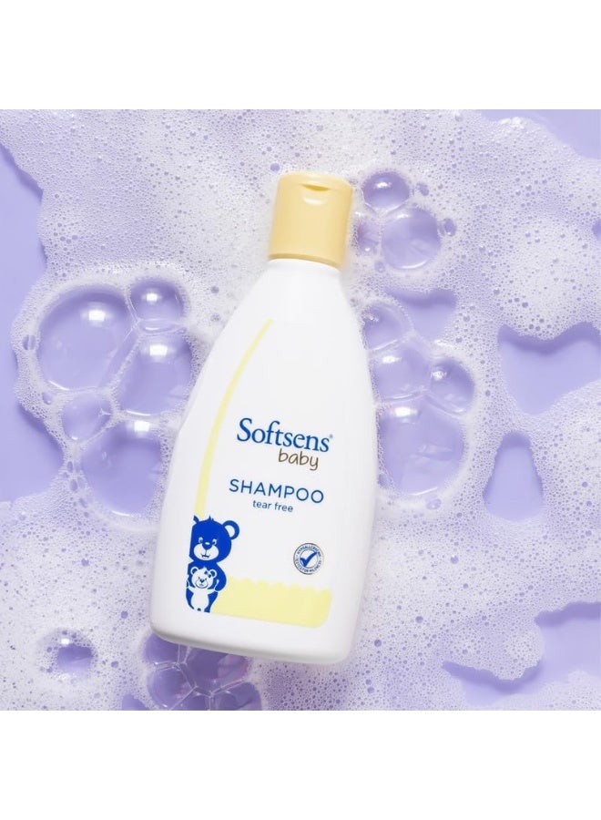 Softsens Baby Shampoo - Baby Tear Free Gentle Cleansing Shampoo with Orange & Castor Oil, 200ml (Pack of 4) - Image 5