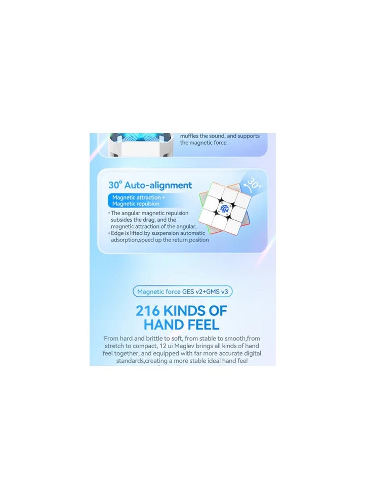 GANCUBE GAN 12 UI PowerPod Maglev Smart Speed Cube - Image 5