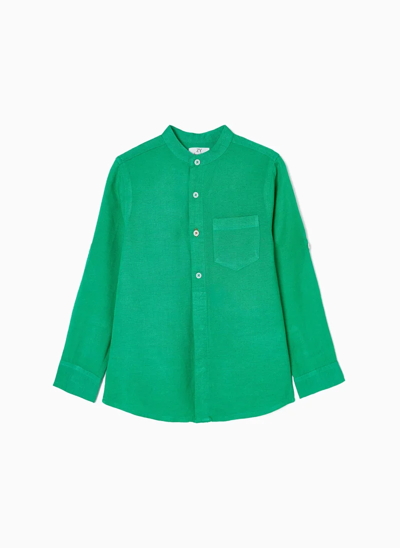 زيبي Zippy Cotton And Linen Shirt For Boys